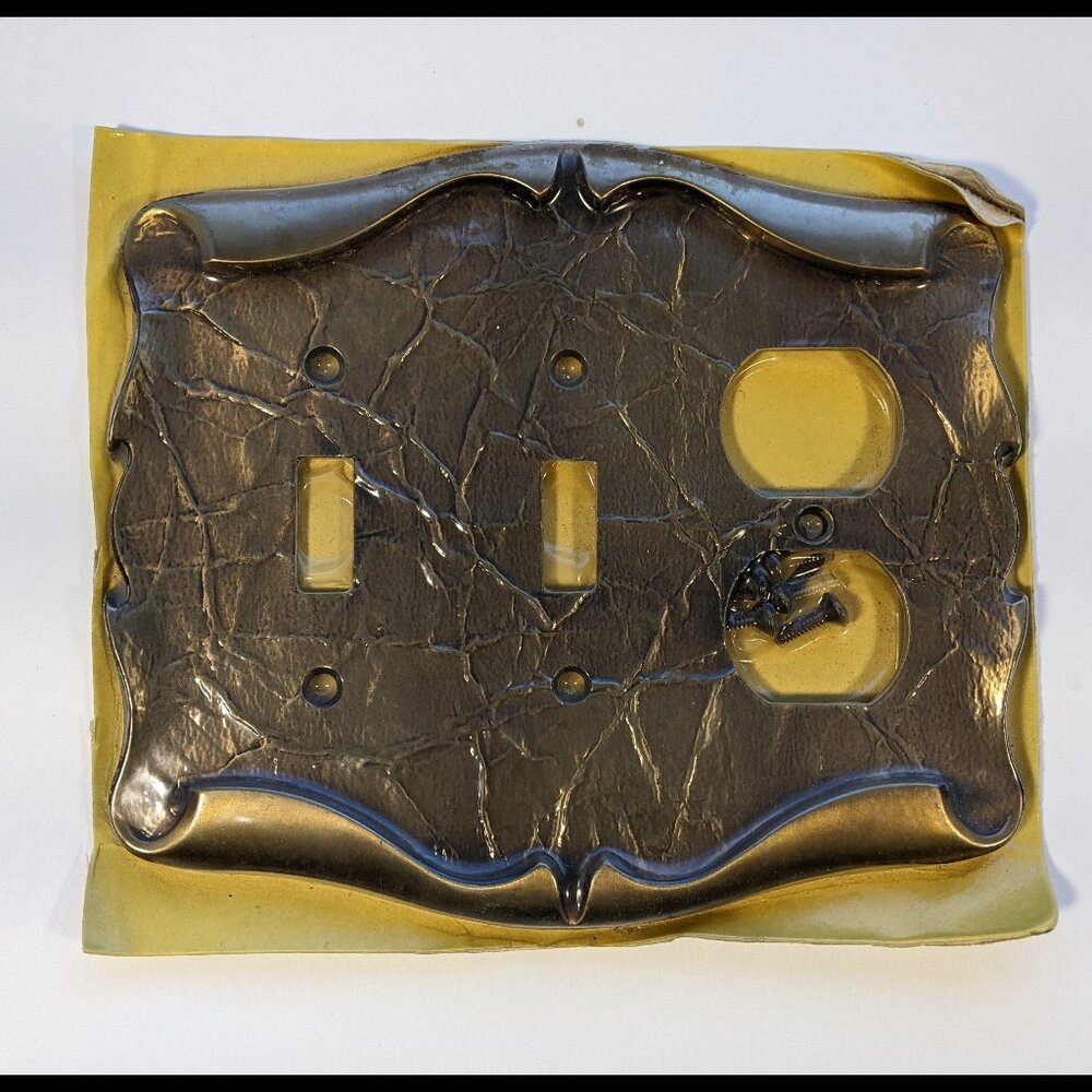 Amerock Carriage House Double Light Switch Cover Plate/Outlet Cover NEW OLD STK